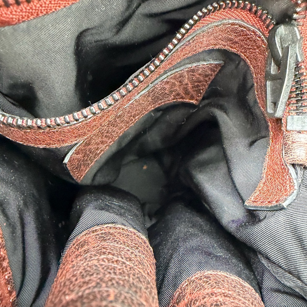 Alexander Wang Diego Bucket Bag Brown Textured Leather Studded - Picture 4 of 5
